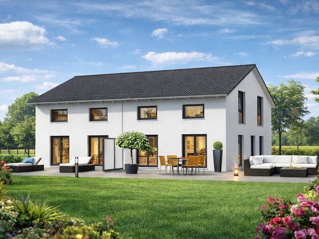 Doppelhaushälfte zum Kauf provisionsfrei 649.000 € 4 Zimmer 122 m² 192 m² Grundstück Burlafingen Neu-Ulm 89233