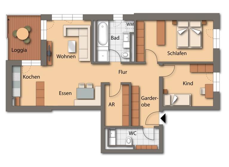 Wohnung zum Kauf 521.997 € 3 Zimmer 98,5 m²<br/>Wohnfläche 2.<br/>Geschoss Neumarkt Neumarkt 92318