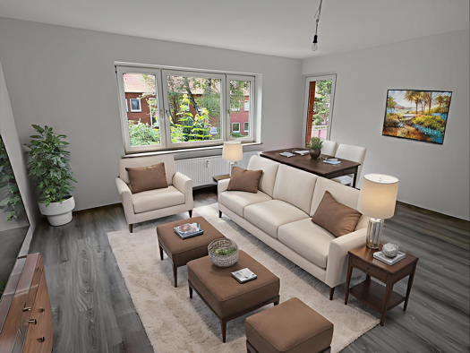 Wohnung zur Miete 429 € 3 Zimmer 72,3 m² 1. Geschoss Wasserwerksweg 4 Innenstadt Aurich 26603