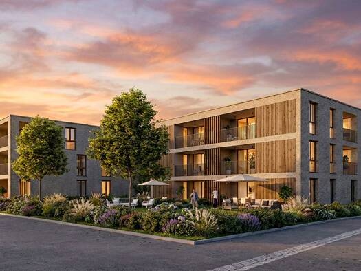 Terrassenwohnung zum Kauf - Erstbezug provisionsfrei 559.000 € 3 Zimmer 74,9 m² 1. Geschoss Fendweg 8 und 8a Altach 6844