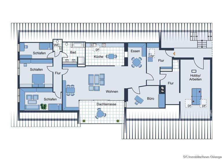 Terrassenwohnung zum Kauf 649.000 € 6 Zimmer 151,4 m² Haslach Traunstein 83278