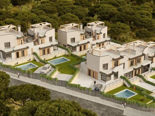 Doppelhaushälfte zum Kauf provisionsfrei 563.160 € 3 Zimmer 121 m² 330 m² Grundstück Polop