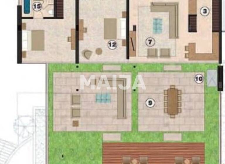 Studio zur Miete 4.560 € 5 Zimmer 464 m² 3. Geschoss Residence of Waterfront, Mermoz Mermoz 11 000