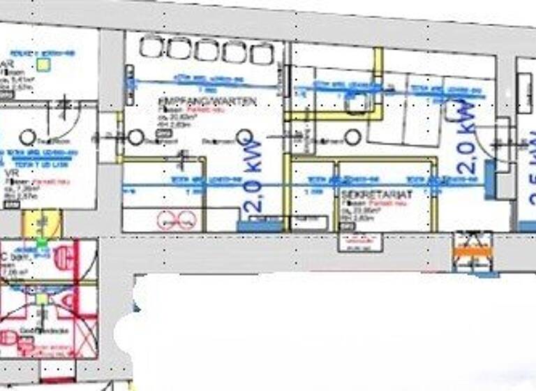 Büro zur Miete 7 € 3 Zimmer 86,5 m² Bürofläche Bruck an der Mur 8600