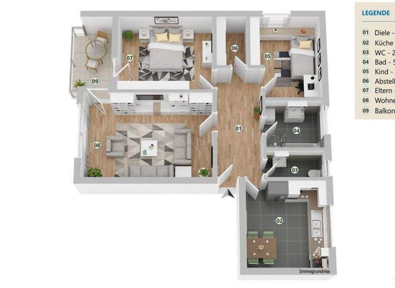 Wohnung zum Kauf 244.000 € 3,5 Zimmer 90 m² Wutöschingen 79793