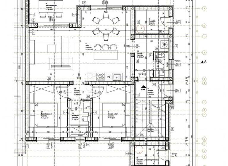 Wohnung zum Kauf 3 Zimmer 89 m² Centar