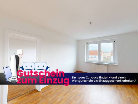 Wohnung zur Miete 369 € 4 Zimmer 74 m² 2. Geschoss frei ab 01.10.2026 Nordstraße 14 A Lutherstadt Wittenberg Wittenberg 06886