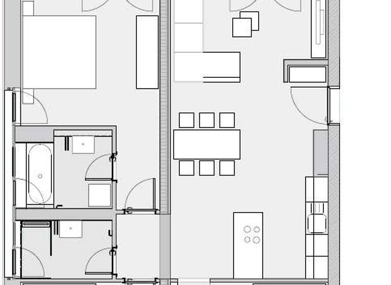 Penthouse zur Miete - Erstbezug 1.709 € 4 Zimmer 97,5 m² 4. Geschoss Heilbronn 74076