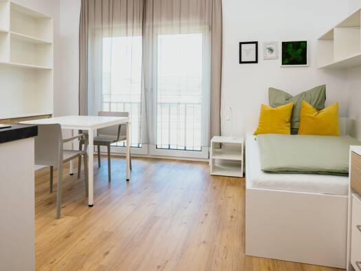 Wohnung zur Miete 465 € 1 Zimmer 26 m² frei ab sofort Regensburger Straße 14 Zerzabelshof Nürnberg 90478