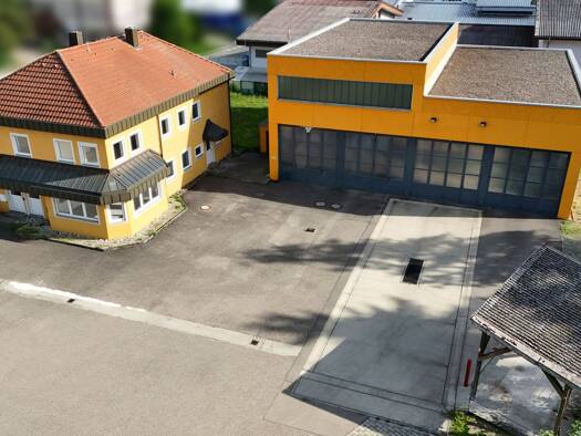 Lagerhalle zur Miete provisionsfrei 5.500 € 420 m² Lagerfläche teilbar ab 1.000 m² Höllstraße 12 Stockach Stockach 78333