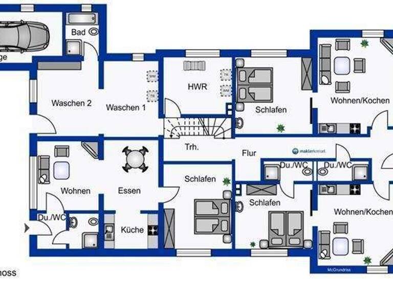 Sonstiges zum Kauf als Kapitalanlage geeignet 849.000 € 19 Zimmer 310 m² 1.001 m² Grundstück Neuharlingersiel 26427