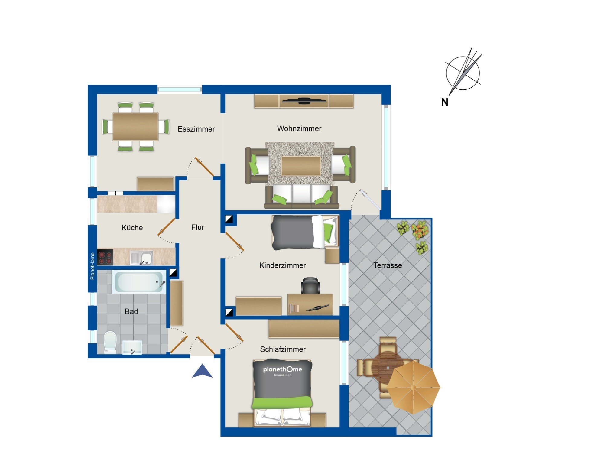 Wohnung zum Kauf 285.000 € 3 Zimmer 85,5 m²<br/>Wohnfläche EG<br/>Geschoss ab sofort<br/>Verfügbarkeit Mauerstetten Mauerstetten 87665