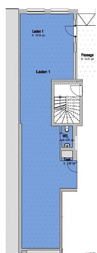 Ladenfläche zur Miete provisionsfrei 1.500 € 1 Zimmer 85 m²<br/>Verkaufsfläche Markgrafenstadt Erlangen 91054