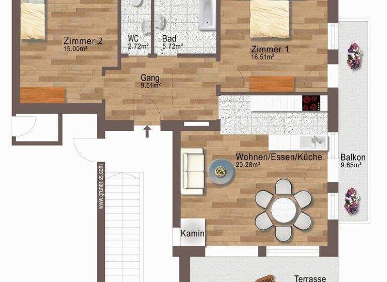 Wohnung zum Kauf 3 Zimmer 78,4 m² Langkampfen 6336