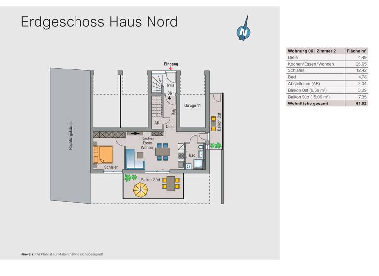 Wohnung zur Miete 890 € 2 Zimmer 61 m²<br/>Wohnfläche EG<br/>Geschoss ab sofort<br/>Verfügbarkeit Absberg Absberg 91720