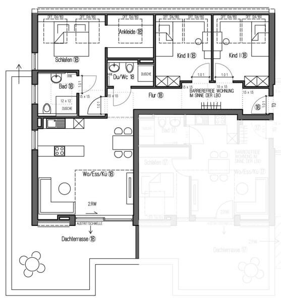 Wohnung zum Kauf provisionsfrei 779.900 € 4 Zimmer 106,7 m²<br/>Wohnfläche Beethovenstraße 64 Ludwigsburg - Ost Ludwigsburg 71640