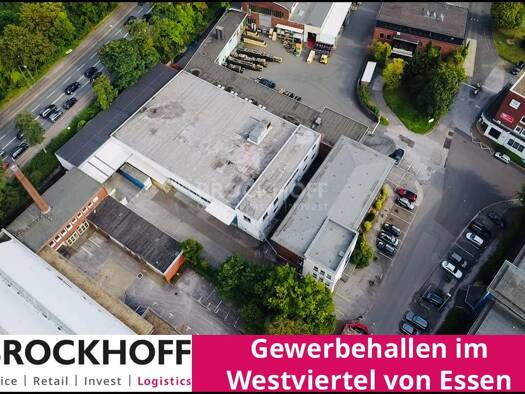Halle/Industriefläche zur Miete 1.300 m² Lagerfläche teilbar ab 300 m² Westviertel Essen 45143