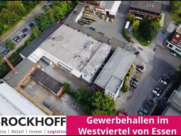 Halle/Industriefläche zur Miete 1.300 m² Lagerfläche teilbar ab 300 m² Westviertel Essen 45143