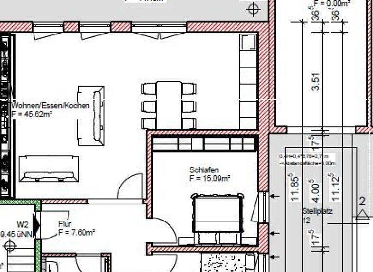 Wohnung zur Miete 950 € 3 Zimmer 105,1 m² Leonsberger Str. 29a Großköllnbach Pilsting 94431