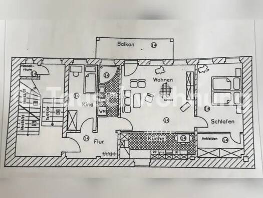 Wohnung zur Miete Tauschwohnung 725 € 3 Zimmer 79 m² 1. Geschoss Zentrum-Nord Leipzig 04105