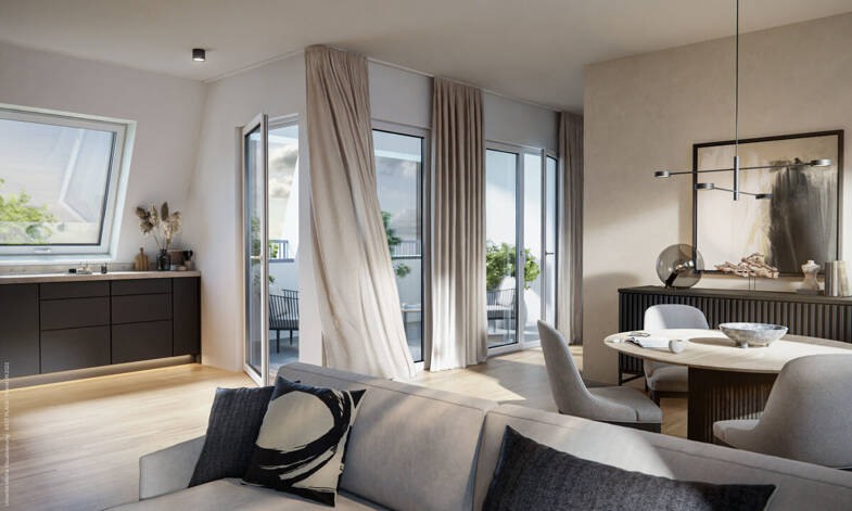 Wohnung zum Kauf 699.000 € 4 Zimmer 105,6 m² Dachgeschoss, 5. Geschoss frei ab sofort Hoffmannstraße 14 Adlershof Berlin 12489