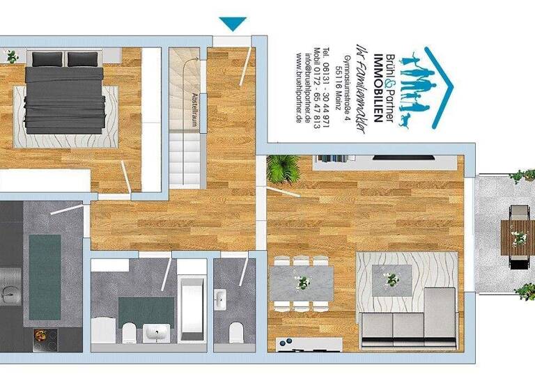 Maisonette zum Kauf 295.000 € 3 Zimmer 87 m² Budenheim 55257