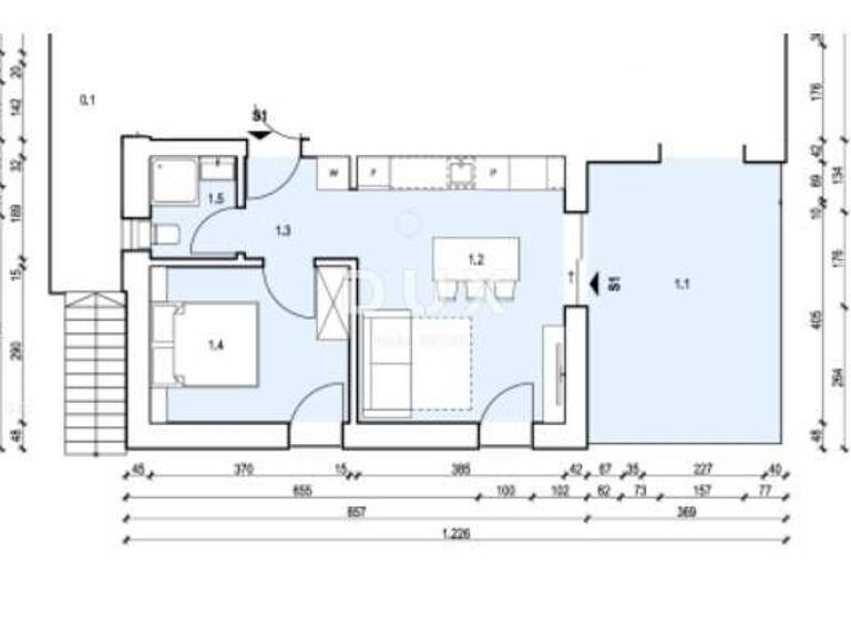 Wohnung zum Kauf 320.000 € 2 Zimmer 55 m² EG Malinska-Dubasnica