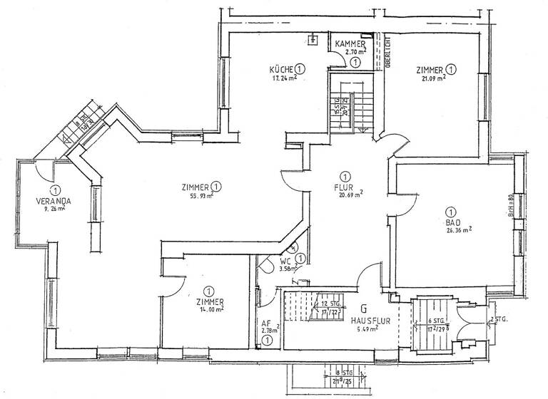Wohnung zum Kauf 995.000 € 6 Zimmer 303 m² EG Stadtmitte Rostock 18055