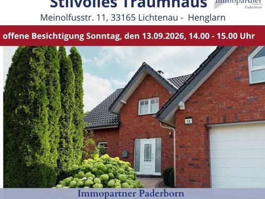 Einfamilienhaus zum Kauf 629.900 € 7 Zimmer 190 m² 693 m² Grundstück frei ab 01.04.2027 Meinolfusstraße 11 Henglarn Lichtenau 33165