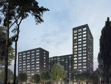 Wohnung zur Miete - Erstbezug 2.645 € 4 Zimmer 107 m² 9. Geschoss frei ab 01.08.2025 Hebebrandstr. 2 Barmbek-Nord Hamburg 22297
