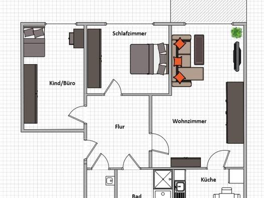 Wohnung zur Miete 950 € 3 Zimmer 83 m² Immendingen Immendingen 78194