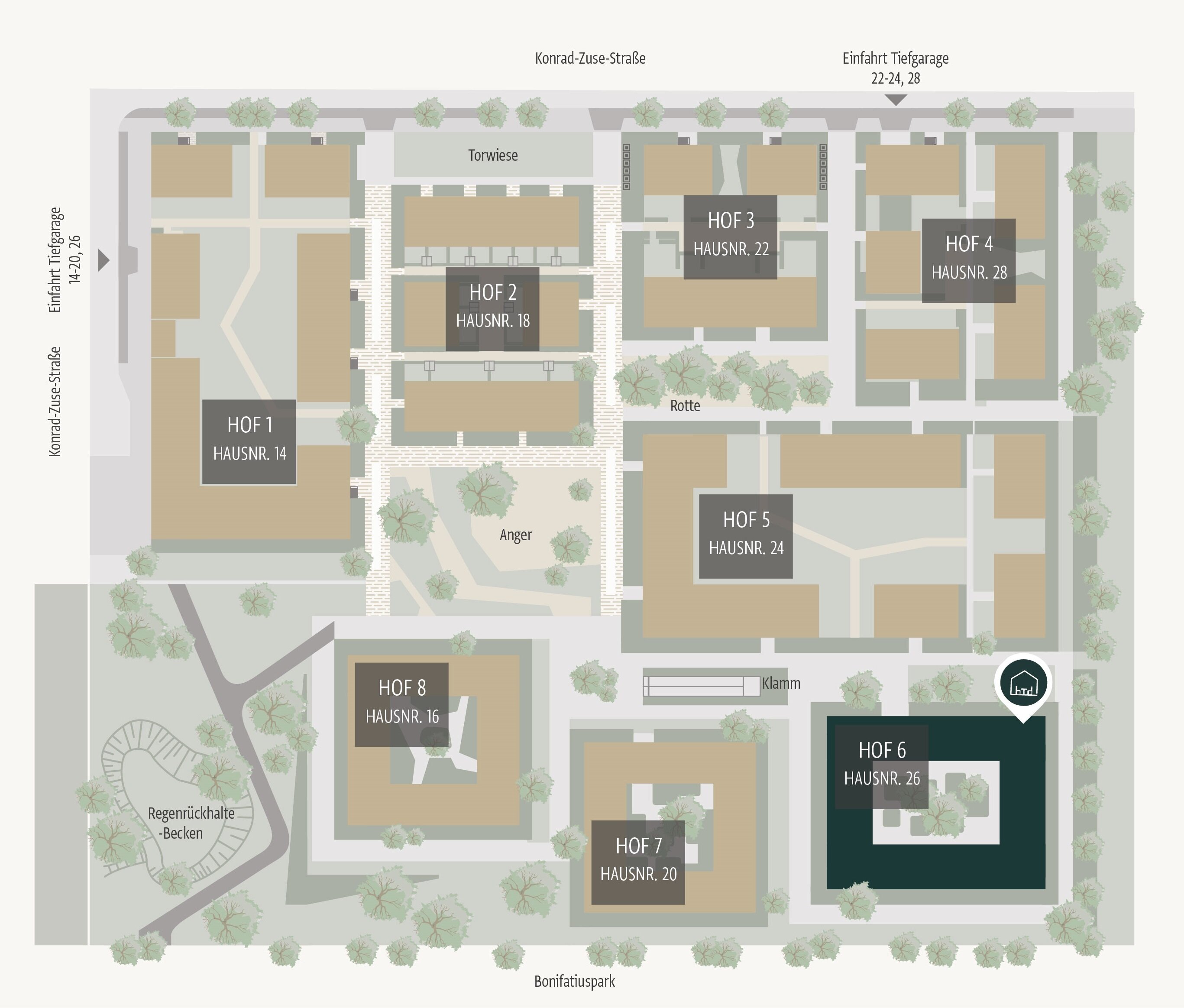 Wohnung zur Miete 1.900 € 4 Zimmer 104,6 m²<br/>Wohnfläche EG<br/>Geschoss 01.02.2025<br/>Verfügbarkeit Konrad-Zuse-Straße 26c Kalbach-Riedberg Frankfurt 60438