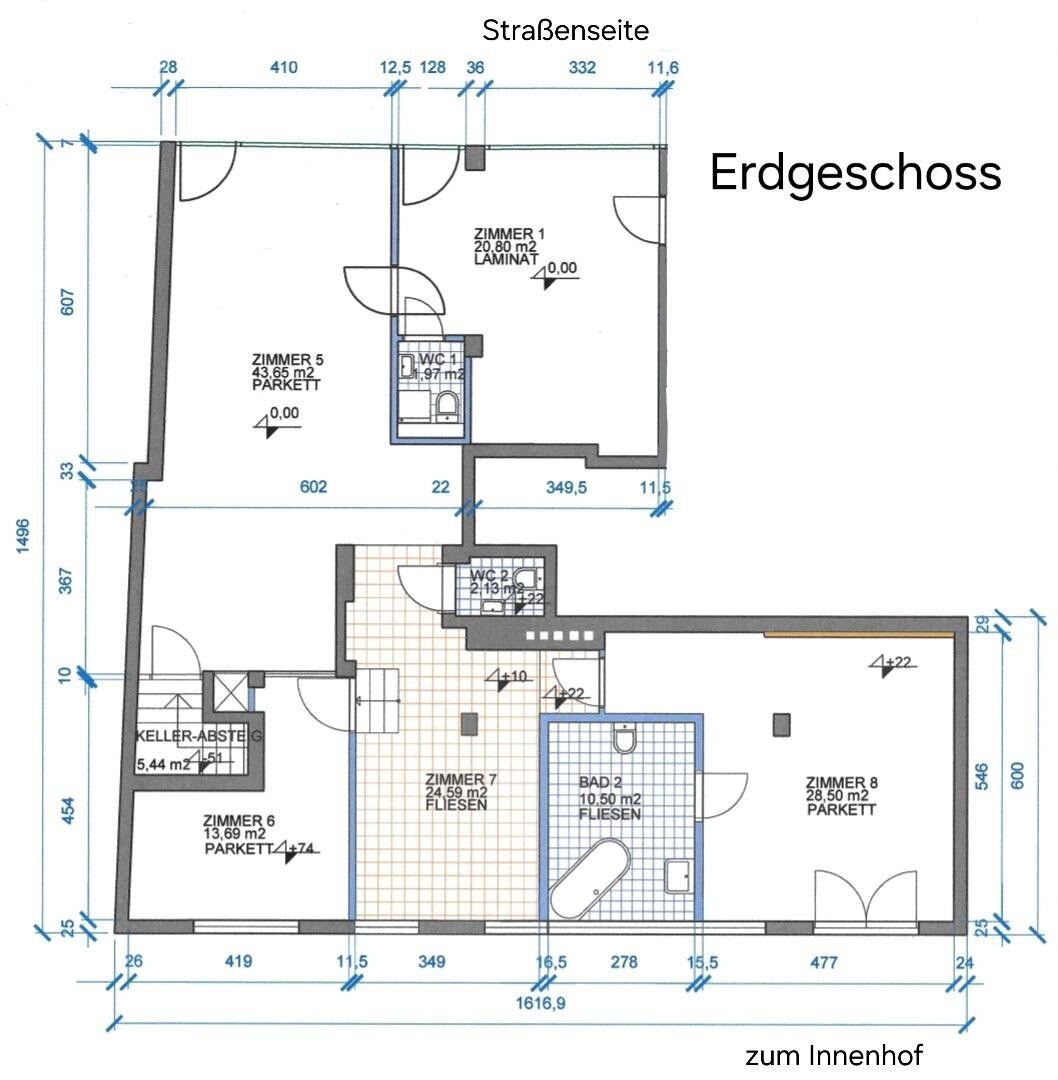 Bürofläche zum Kauf provisionsfrei 1.870.000 € 260 m²<br/>Bürofläche Untersendling München 81373