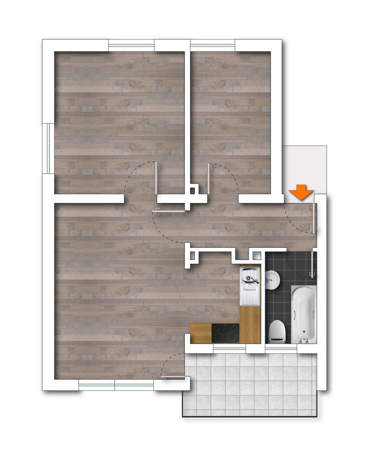 Wohnung zur Miete 343 € 3 Zimmer 53,5 m²<br/>Wohnfläche EG<br/>Geschoss 01.03.2025<br/>Verfügbarkeit Spitzwegstr. 7 Dreifaltigkeit Amberg 92224