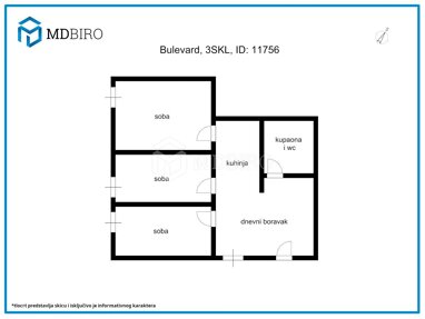 Wohnung zum Kauf 154.000 € 3 Zimmer 34 m² Rijeka