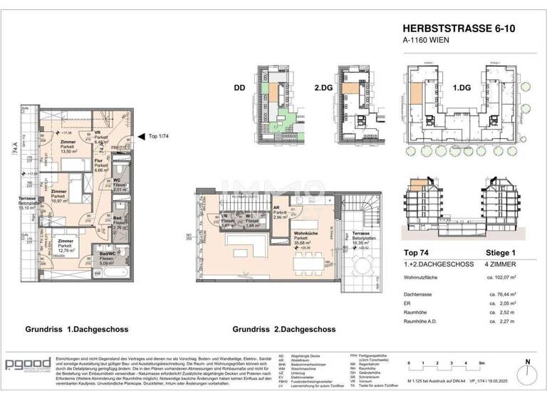 Wohnung zum Kauf 993.500 € 4 Zimmer 102,8 m² frei ab 01.09.2028 Wien 1160