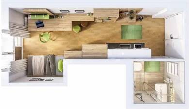 Wohnung zum Kauf 119.000 € 1 Zimmer 18,4 m² Fischerdorf Deggendorf 94469