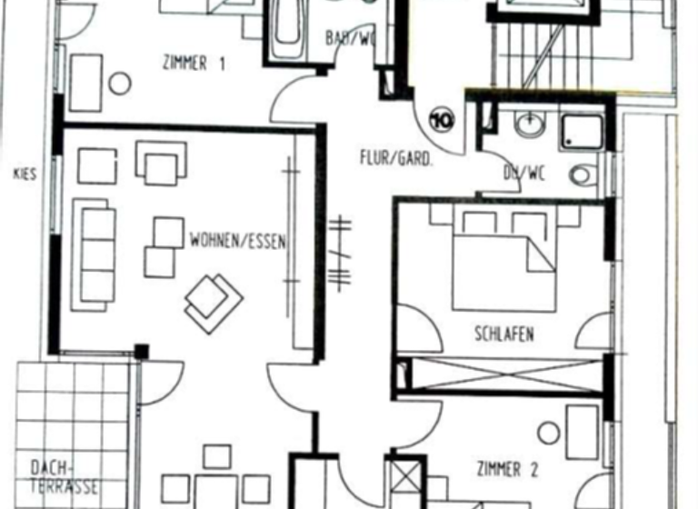 Wohnung zur Miete 1.570 € 4 Zimmer 99 m²<br/>Wohnfläche Mitte Sindelfingen 71063