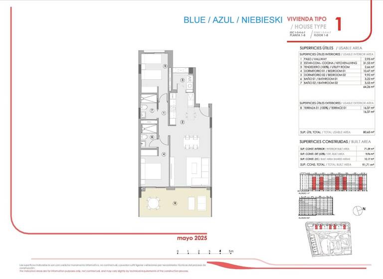 Studio zum Kauf provisionsfrei 314.000 € 3 Zimmer 71 m² Calle De la Mar Rizada Torrevieja 03189