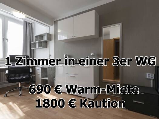 Wohnung zur Miete 490 € 1 Zimmer 20 m² 2. Geschoss Baumstraße 22 Innenstadt Pforzheim 75172