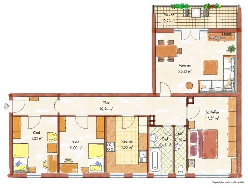 Wohnung zum Kauf 469.000 € 4 Zimmer 99 m²<br/>Wohnfläche Allmannsdorf Konstanz 78464