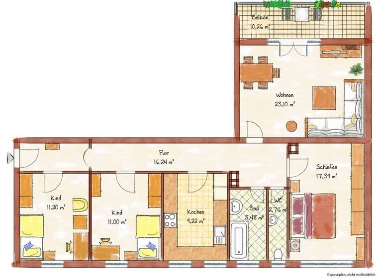 Wohnung zum Kauf 469.000 € 4 Zimmer 99 m²<br/>Wohnfläche Allmannsdorf Konstanz 78464