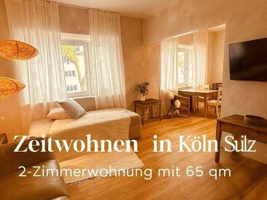 Wohnung zur Miete Wohnen auf Zeit 2.070 € 2 Zimmer 65 m² frei ab sofort Neuenhöfer Allee 0 Sülz Köln Sülz 50935