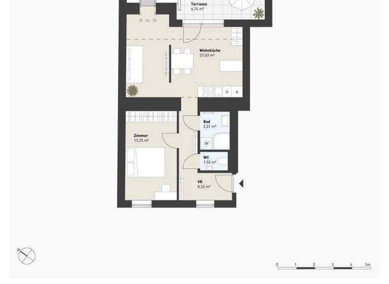 Wohnung zum Kauf - Erstbezug 457.000 € 2 Zimmer 53,5 m² Vorgartenstraße Wien 1200