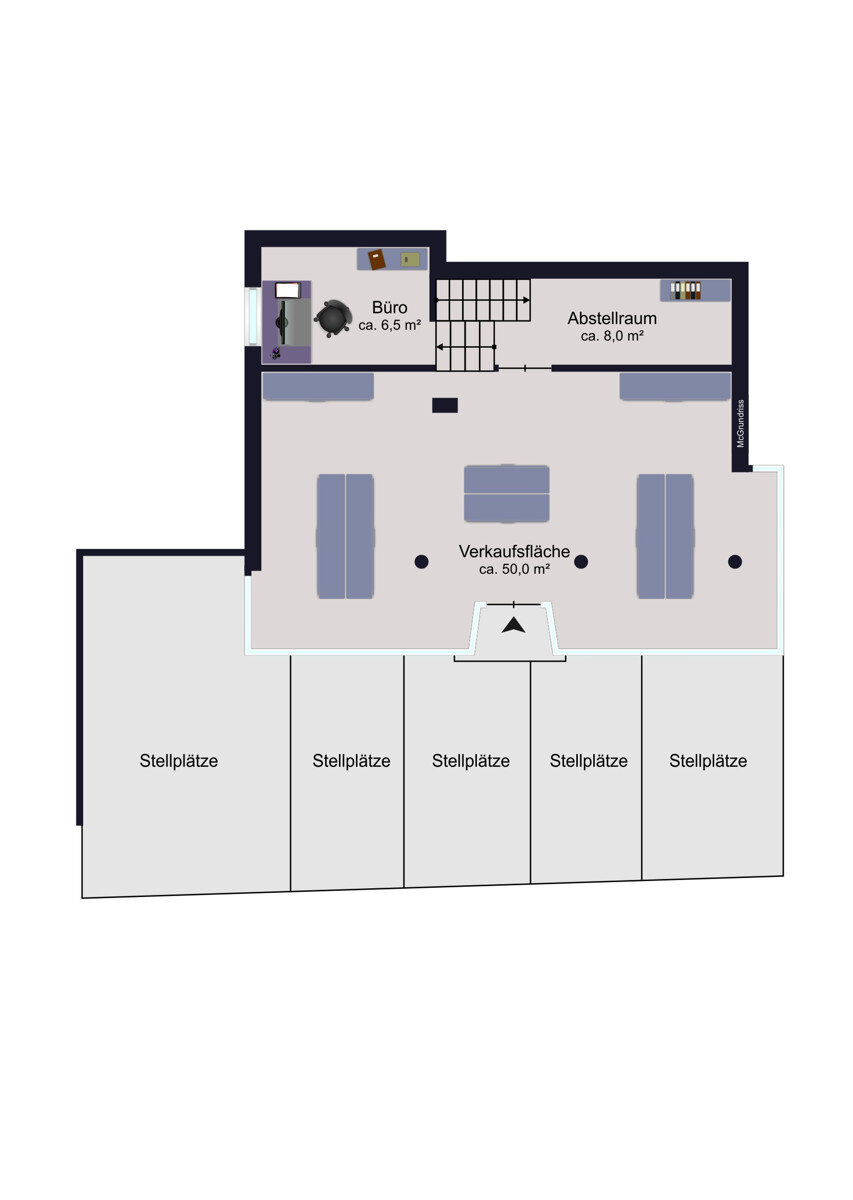 Laden zur Miete 1.170 € 2 Zimmer 87 m²<br/>Verkaufsfläche Bad Wörishofen Bad Wörishofen 86825