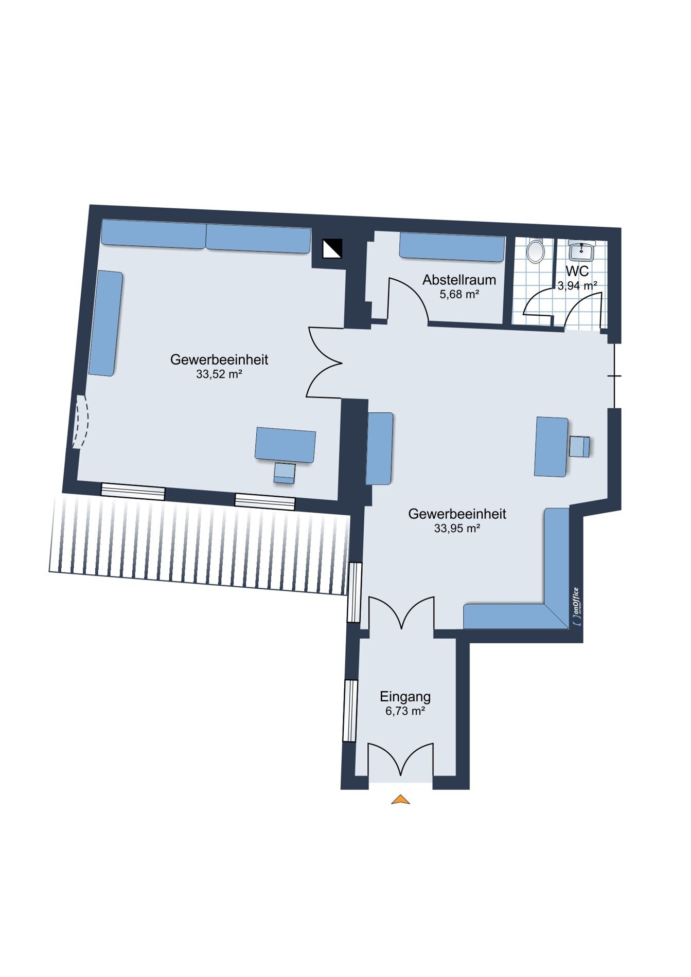 Wohnung zum Kauf 2 Zimmer 83,8 m²<br/>Wohnfläche 2.<br/>Geschoss Planungsbezirk 102 Straubing 94315