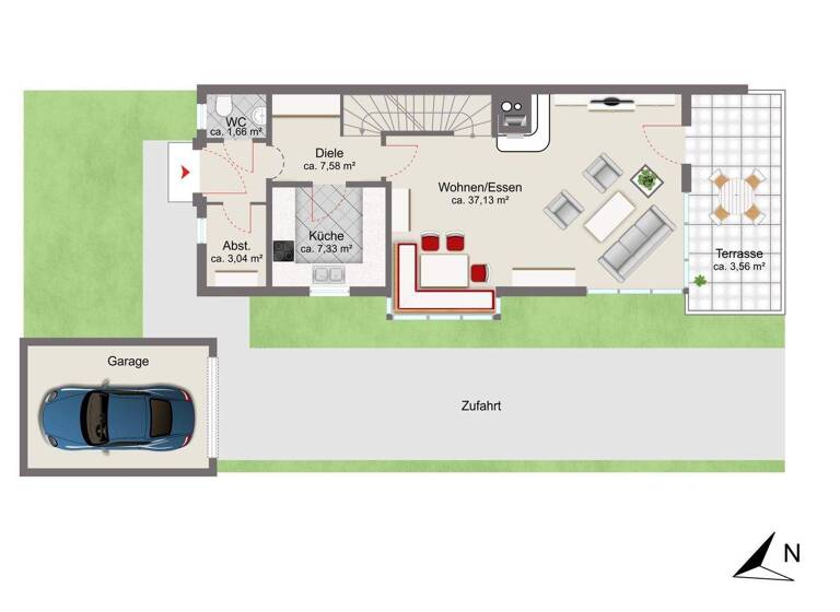 Doppelhaushälfte zum Kauf 739.000 € 6 Zimmer 152 m² 442 m² Grundstück Oberwössen Unterwössen 83246