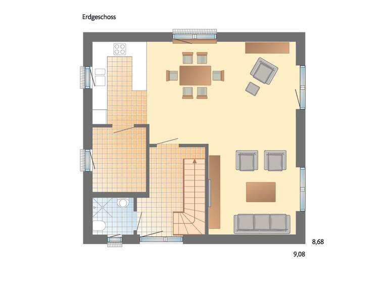 Einfamilienhaus zum Kauf provisionsfrei 637.105 € 4 Zimmer 114 m² 428 m² Grundstück Kupferdreh Essen 45257