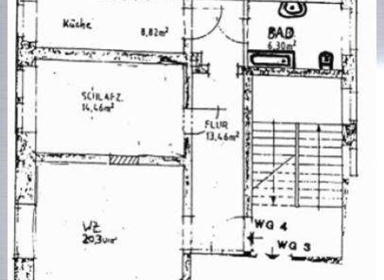 Wohnung zur Miete 380 € 2 Zimmer 67 m² 2. Geschoss frei ab 01.06.2026 Mittweida 09648