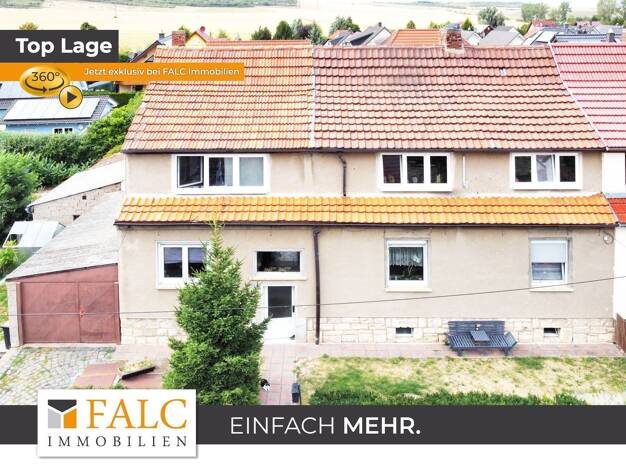 Doppelhaushälfte zum Kauf 315.000 € 6 Zimmer 176,4 m² 725 m² Grundstück Kerspleben Erfurt 99098